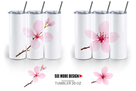 Tumbler Spring Blossom Sublimation artnoy 