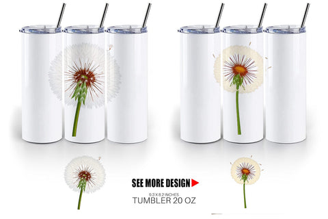 Tumbler Spring Dandelion Sublimation artnoy 