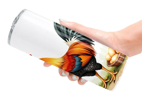 Tumbler Spring Garden Birds Sublimation artnoy 