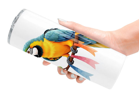 Tumbler Spring Garden Pets Easter Watercolor Sublimation artnoy 
