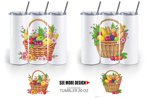Tumbler Spring Picnic Sublimation artnoy 