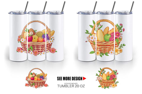 Tumbler Spring Picnic Sublimation artnoy 