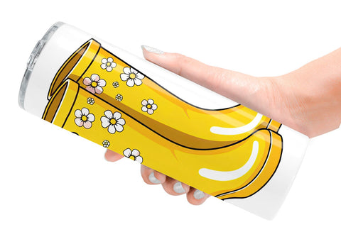 Tumbler Spring Rain Boot Sublimation artnoy 