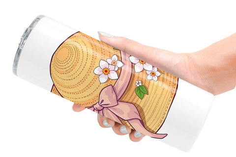 Tumbler Spring Sun Hat Sublimation artnoy 