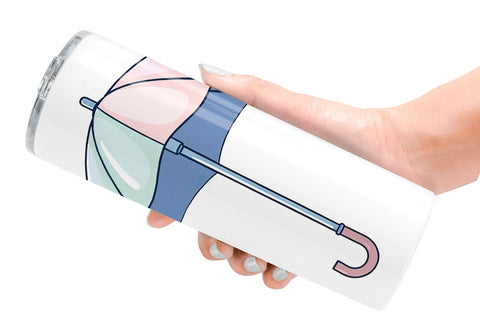 Tumbler Spring Umbrella Sublimation artnoy 