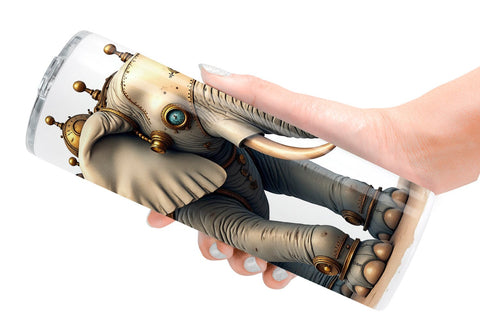 Tumbler Steampunk Menagerie Sublimation artnoy 