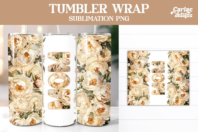 Tumbler Sublimation Wrap, Mom Tumbler Wrap Sublimation Carla C Designs 