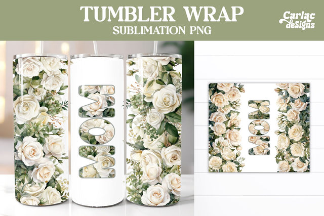 Tumbler Sublimation Wrap, Mom Tumbler Wrap Sublimation Carla C Designs 