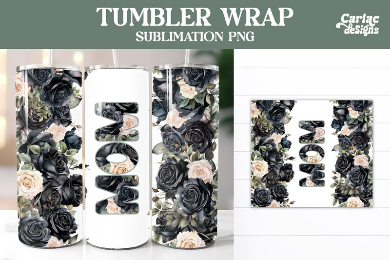 Tumbler Sublimation Wrap, Mom Tumbler Wrap Sublimation Carla C Designs 
