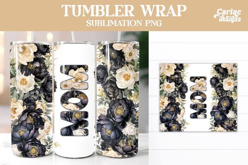 Tumbler Sublimation Wrap, Mom Tumbler Wrap Sublimation Carla C Designs 