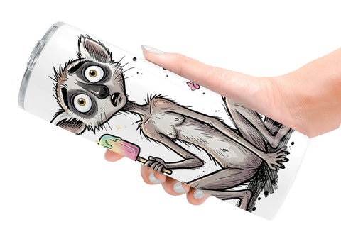 Tumbler Summer Animal Sketch Party Sublimation artnoy 