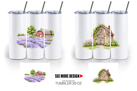 Tumbler Summer Barn Sublimation artnoy 