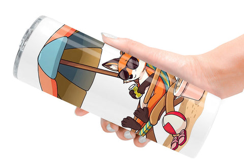 Tumbler Summer Fox Sublimation artnoy 