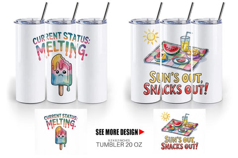 Tumbler Summer Quote Sublimation artnoy 