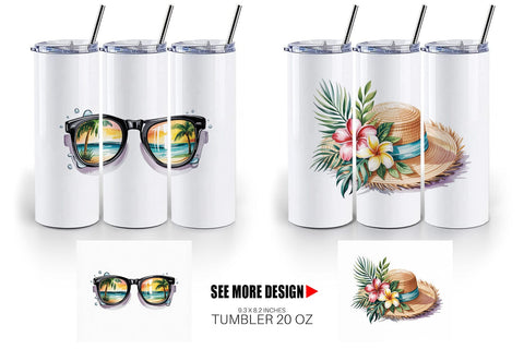 Tumbler Summer Vacation Sublimation artnoy 