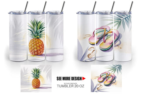 Tumbler Summer Vacation Sublimation artnoy 