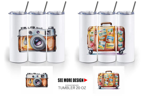 Tumbler Summer Vacation Sublimation artnoy 
