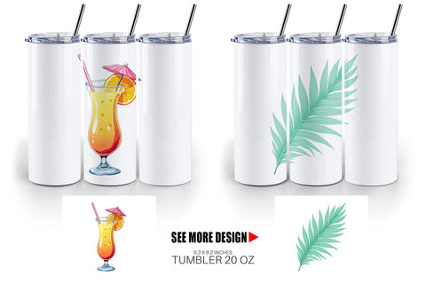 Tumbler Summer Vibes Sublimation artnoy 