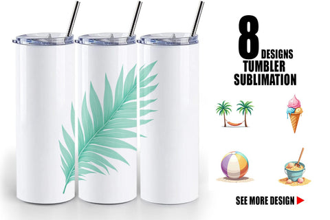 Tumbler Summer Vibes Sublimation artnoy 