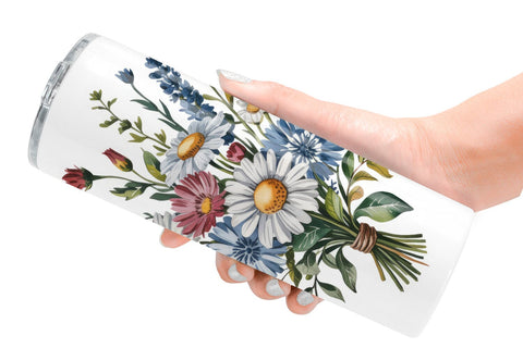 Tumbler Summer Wildflower Sublimation artnoy 