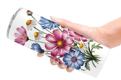 Tumbler Summer Wildflower Sublimation artnoy 