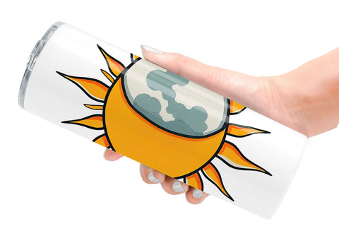 Tumbler Sun and Moon Sublimation artnoy 