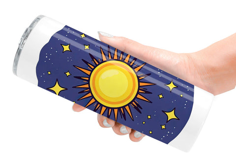 Tumbler Sun and Stars Sublimation artnoy 