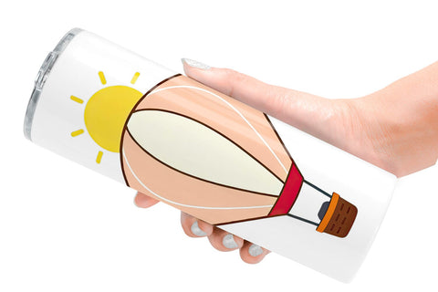 Tumbler Sun Hot Air Balloon Sublimation artnoy 