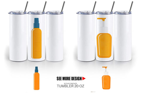 Tumbler Sunblock Bottle Sublimation artnoy 