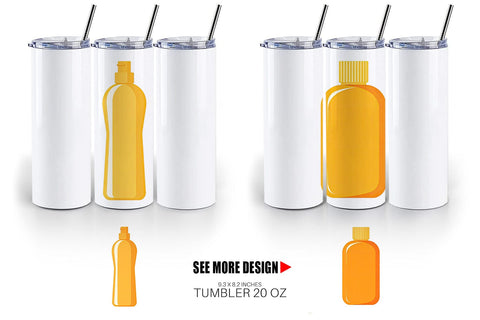 Tumbler Sunblock Bottle Sublimation artnoy 