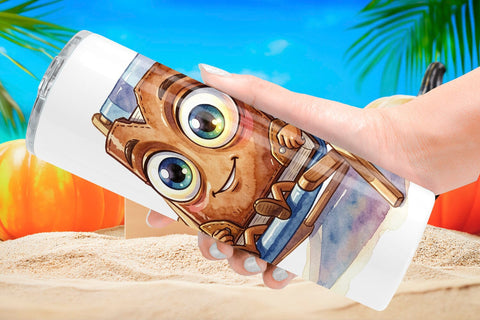 Tumbler Sunburn Sorcery Summerween Sublimation artnoy 