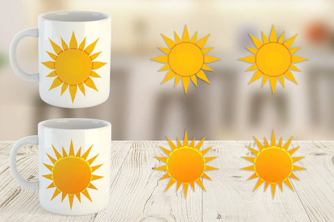 Tumbler Sunburst Sublimation artnoy 