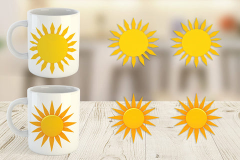 Tumbler Sunburst Sublimation artnoy 