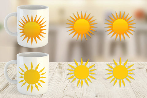 Tumbler Sunburst Sublimation artnoy 