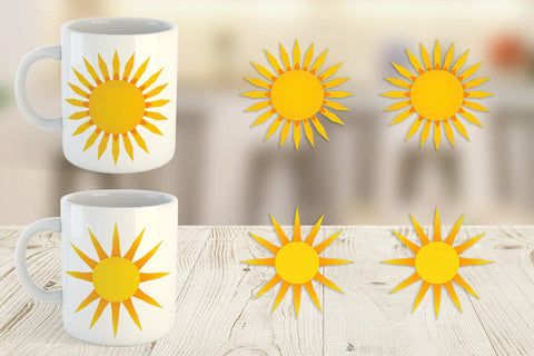 Tumbler Sunburst Sublimation artnoy 