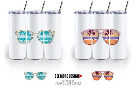 Tumbler Sunglasses Sublimation artnoy 