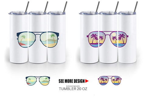 Tumbler Sunglasses Sublimation artnoy 