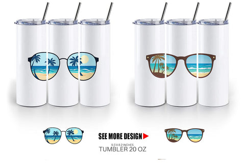 Tumbler Sunglasses Sublimation artnoy 