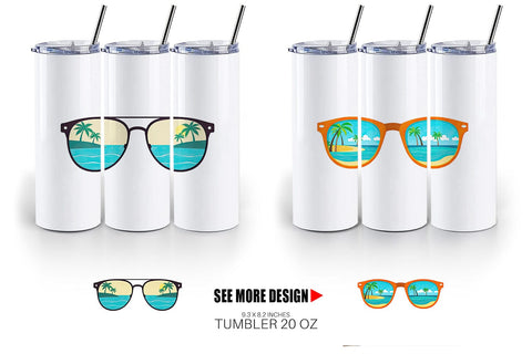 Tumbler Sunglasses Sublimation artnoy 