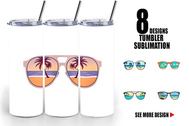 Tumbler Sunglasses Sublimation artnoy 
