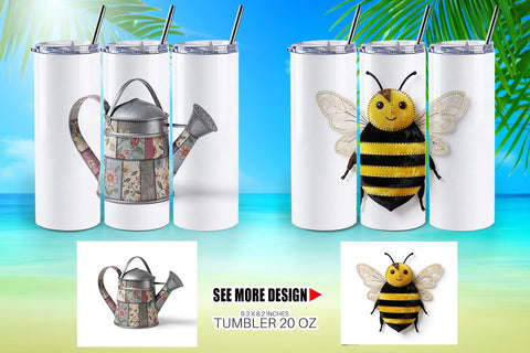 Tumbler Sunny Meadow Fabric Sublimation artnoy 