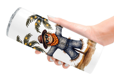 Tumbler Sunny Scarecrow Fun Sublimation artnoy 