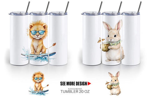 Tumbler Sunny Season Friends Sublimation artnoy 
