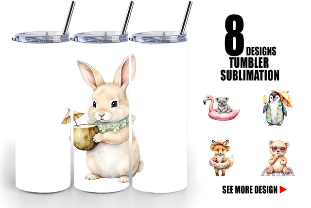 Tumbler Sunny Season Friends Sublimation artnoy 