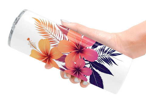 Tumbler Sunset Florals Sublimation artnoy 