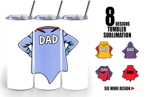 Tumbler Super Dad Sublimation artnoy 
