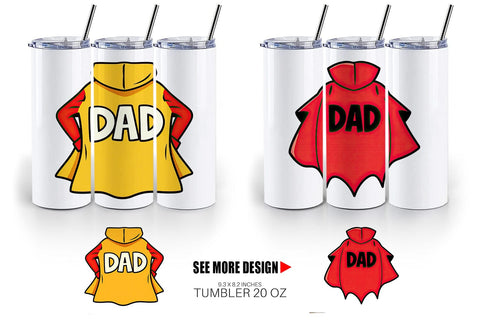 Tumbler Super Dad Sublimation artnoy 