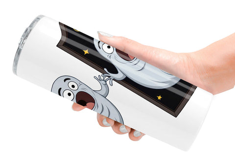 Tumbler Surprised Ghosts Sublimation artnoy 