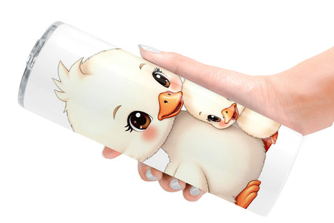 Tumbler Swan Mother's Day Sublimation artnoy 