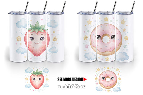Tumbler Sweet Baby Treat Watercolor Sublimation artnoy 